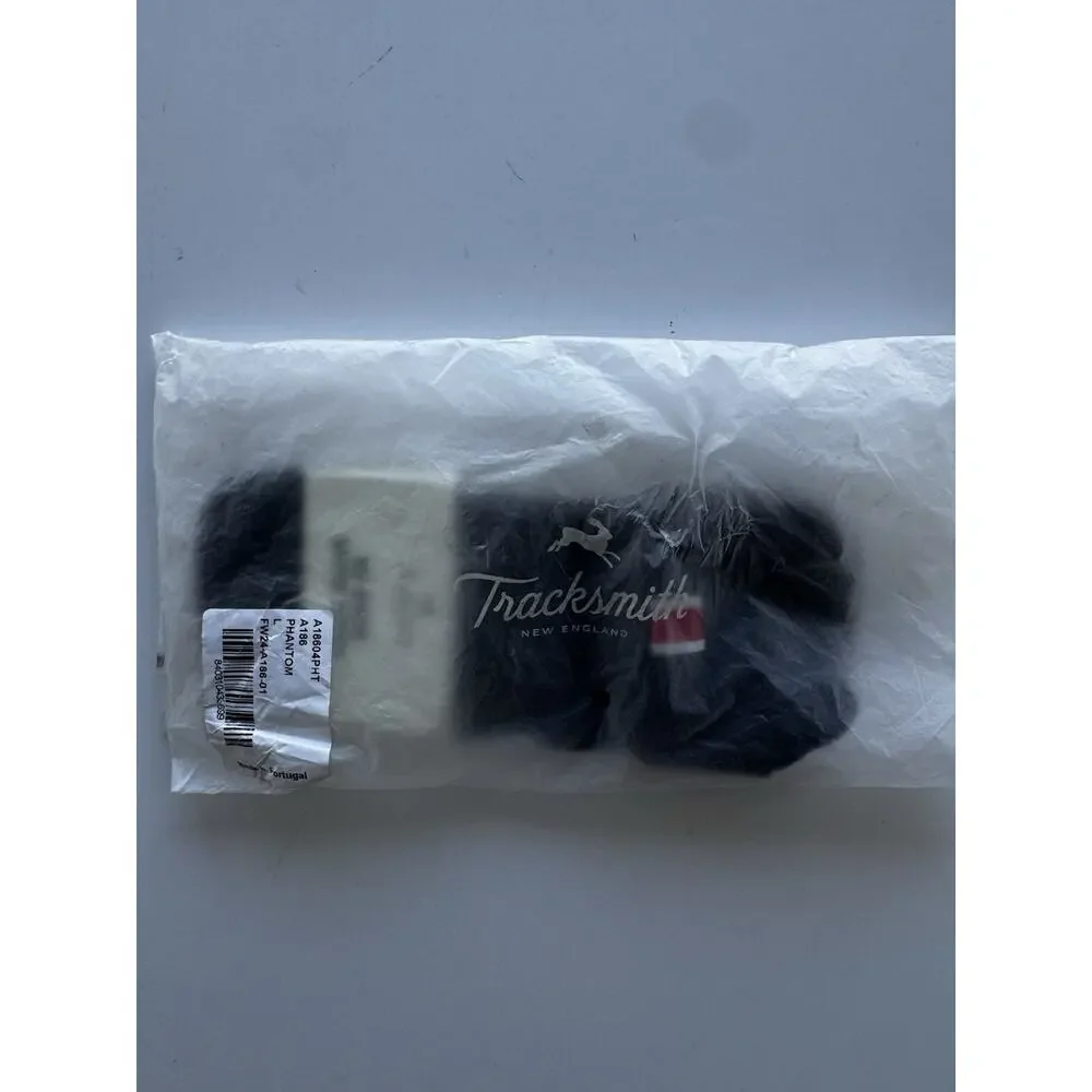 Tracksmith No Show Speed Socks Black Size Large 10.5-12